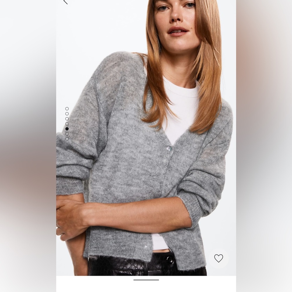 Wool blend Mango cardigan